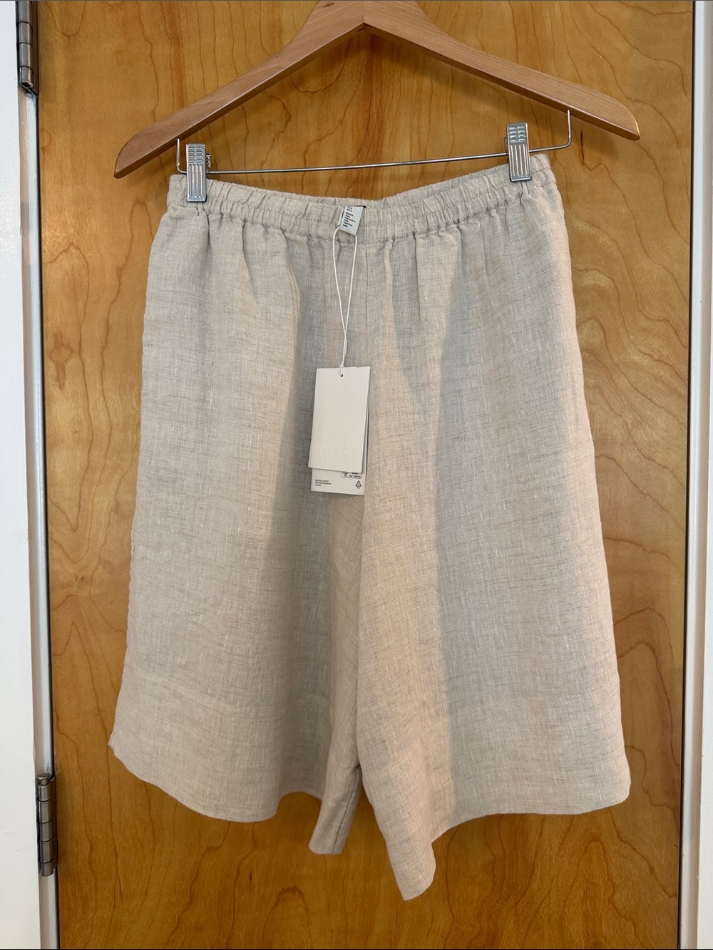 COS Bermuda linen shorts